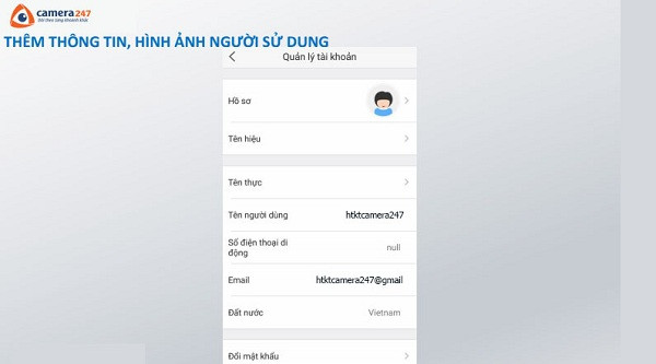 Đăng nhập EZVIZ bằng vân tay nhanh chóng