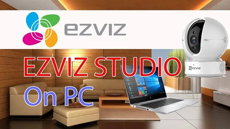 Giao diện phần mềm EZVIZ PC Studio trên máy tính