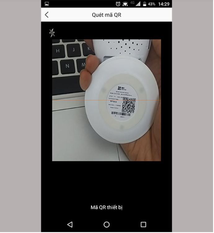 Quét mã QR EZVIZ