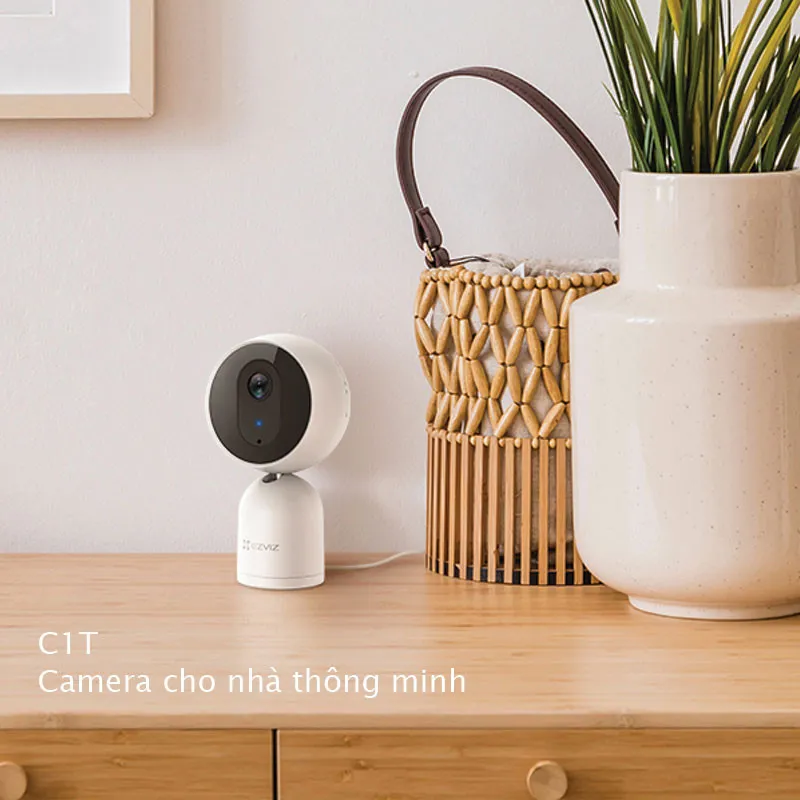 Camera Wi‑Fi EZVIZ C1T 1080p cho gia đình, góc nhìn rộng và đàm thoại hai chiều – lựa chọn sáng giá trong khuyến mãi camera EZVIZ
