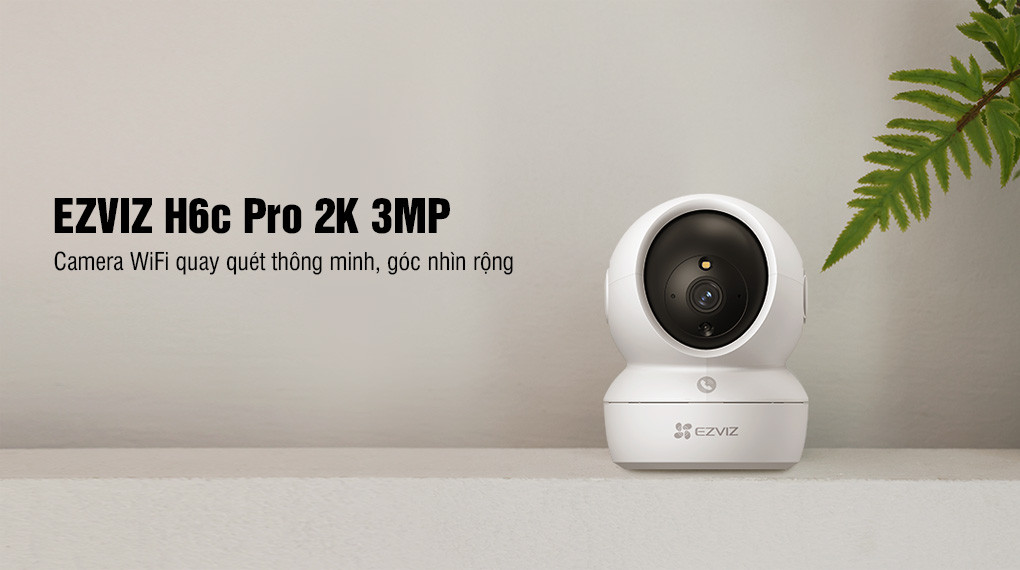 Tính năng nổi bật của camera EZVIZ H6c Pro 2K 3MP với AI, quay quét, đàm thoại 2 chiều và nguồn Type-C