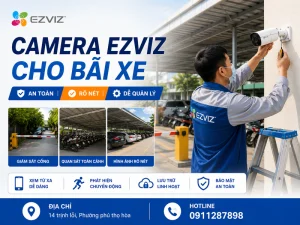Camera Ezviz cho bãi xe