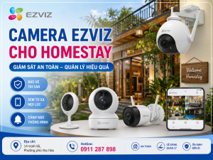 Camera Ezviz cho homestay