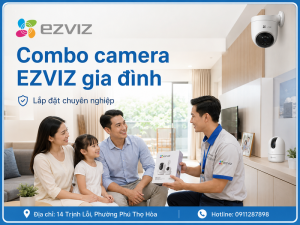 Combo camera Ezviz gia đình
