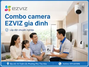 Combo camera Ezviz gia đình