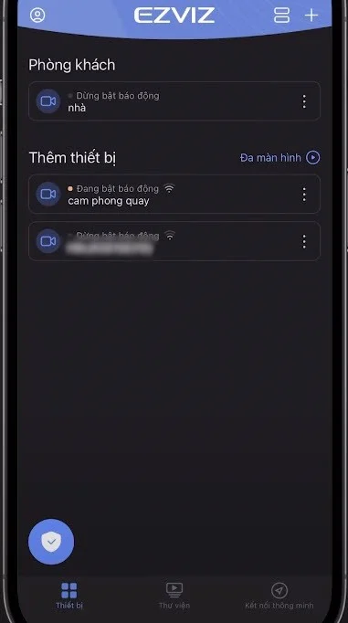 Đăng nhập và kiểm tra thiết bị