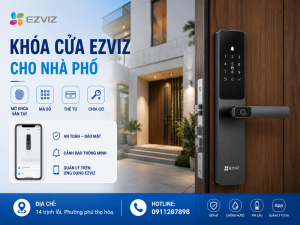 Khóa cửa Ezviz cho nhà phố