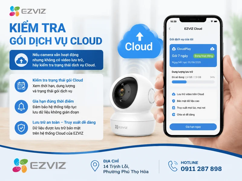 Kiểm tra gói dịch vụ Cloud