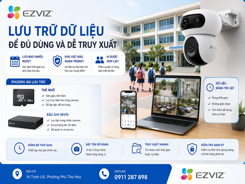 Lưu trữ dữ liệu thế nào để đủ dùng và dễ truy xuất?