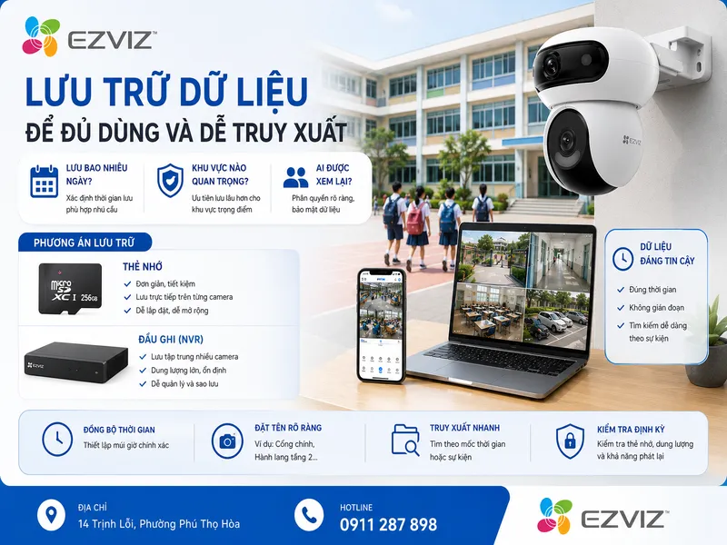 Lưu trữ dữ liệu thế nào để đủ dùng và dễ truy xuất?