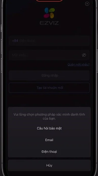 Nhận mã xác minh