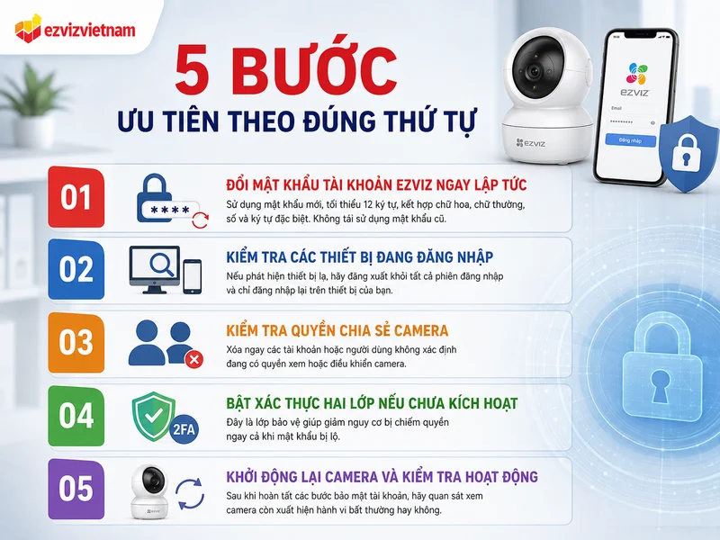 5 bước ưu tiên theo đúng thứ tự