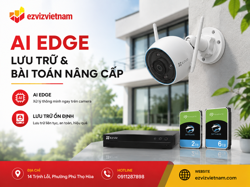 AI Edge, lưu trữ và bài toán nâng cấp hệ thống