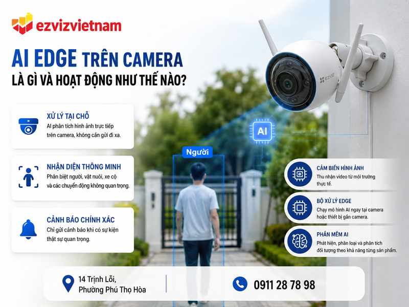 AI Edge trên camera là gì và hoạt động như thế nào?