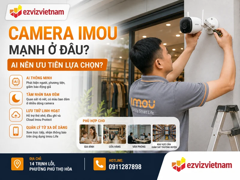 Camera Imou mạnh ở đâu và ai nên ưu tiên lựa chọn?