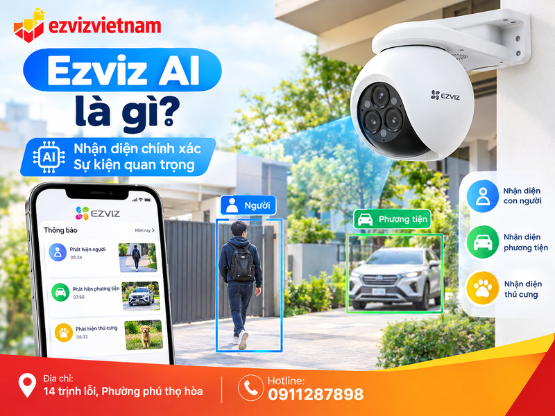 Ezviz AI là gì và hoạt động như thế nào?