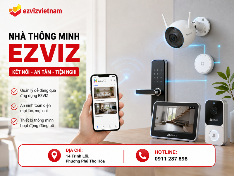 Nhà thông minh EZVIZ là gì và hoạt động như thế nào?