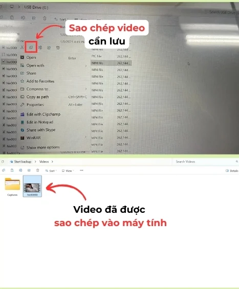 Sao chép và lưu trữ