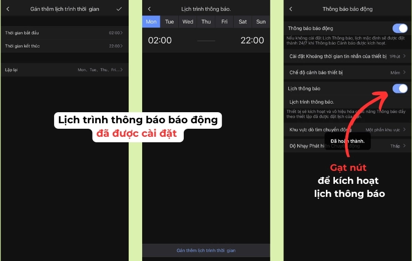 Tăng/giảm mức độ nhạy