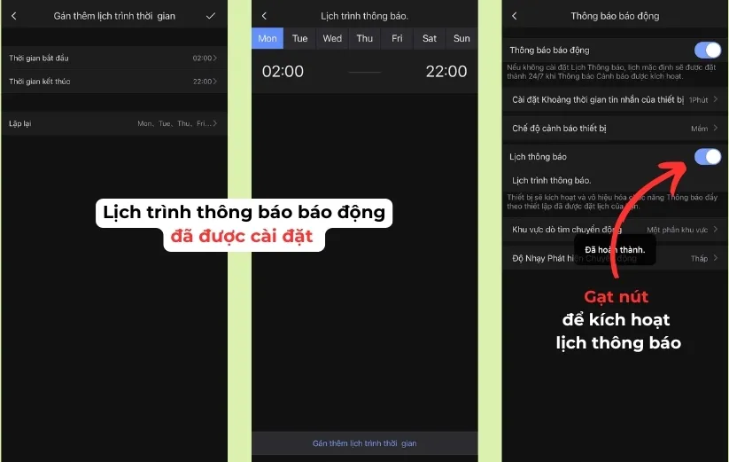 Tăng/giảm mức độ nhạy