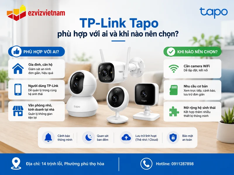 TP-Link Tapo phù hợp với ai và khi nào nên chọn?
