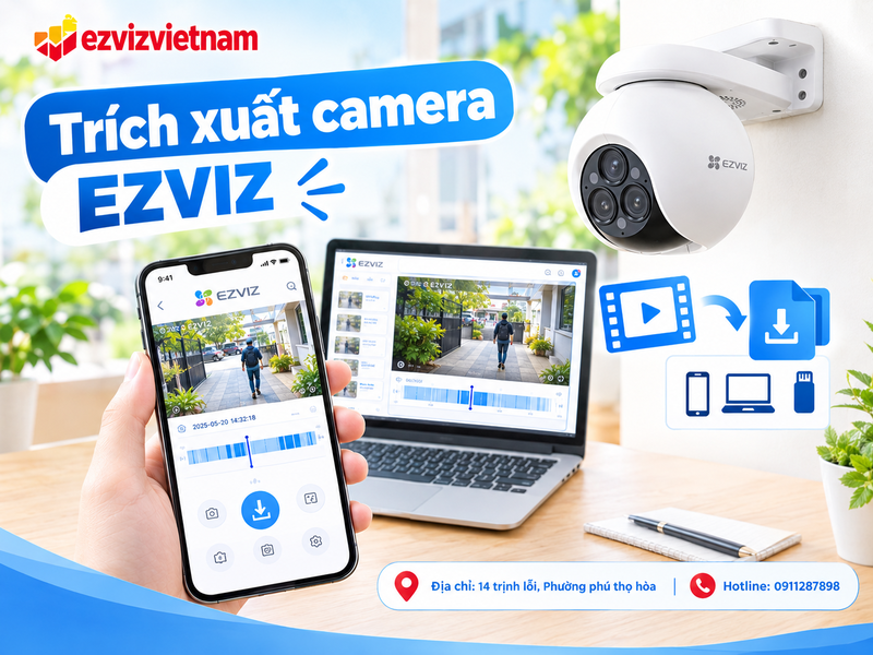 Trích xuất camera Ezviz