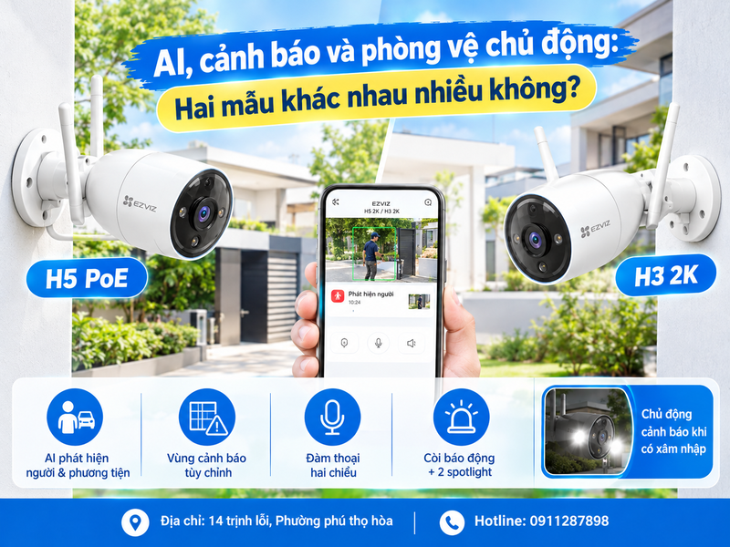AI, cảnh báo và phòng vệ chủ động: Hai mẫu khác nhau nhiều không?