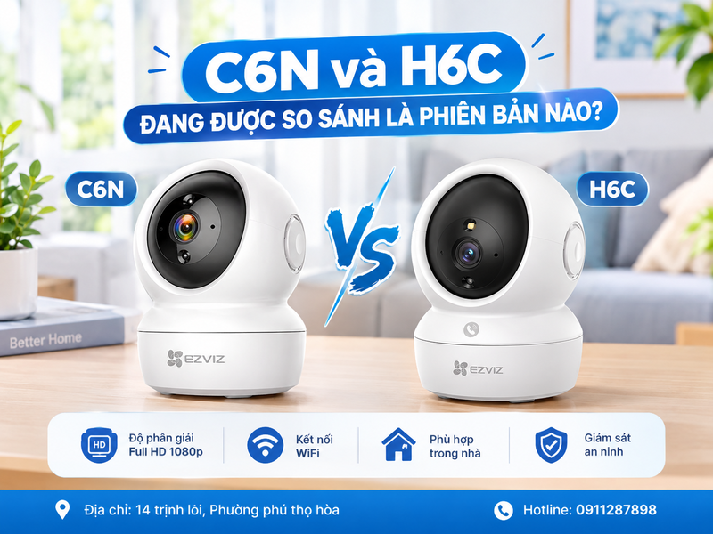 C6N và H6C đang được so sánh là phiên bản nào?