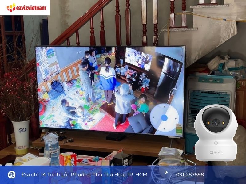 Cách giữ hình ảnh camera EZVIZ ổn định khi xem lâu trên tivi