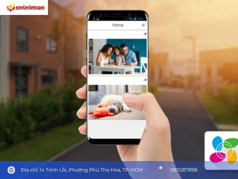 Chụp ảnh hay lưu video từ camera EZVIZ chọn đúng thao tác trước khi bấm