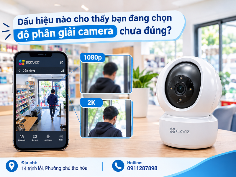 Dấu hiệu nào cho thấy bạn đang chọn độ phân giải camera chưa đúng?