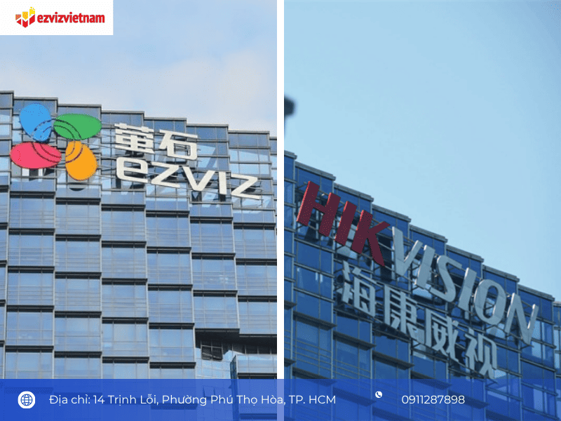 EZVIZ là thương hiệu gì và mối liên hệ với Hikvision được hiểu thế nào?