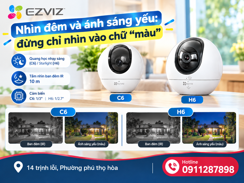 Nhìn đêm và ánh sáng yếu: Đừng chỉ nhìn vào chữ "màu"