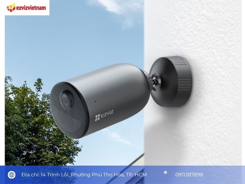 Top camera EZVIZ dùng pin theo từng nhu cầu lắp đặt