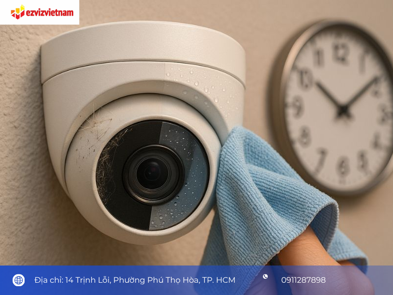 Vệ sinh camera đúng cách: làm sạch nhưng không tạo thêm lỗi