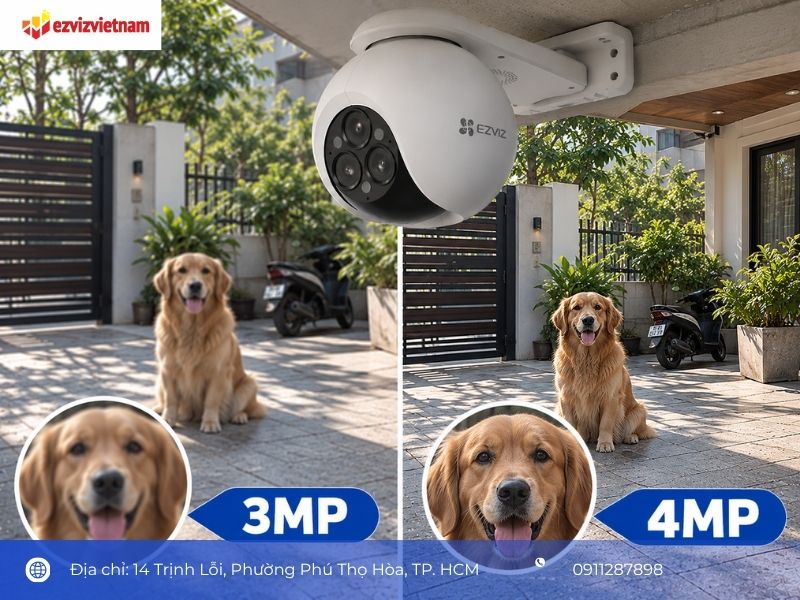 Xác định kết quả cần đạt trước khi chọn camera 3MP hay 4MP