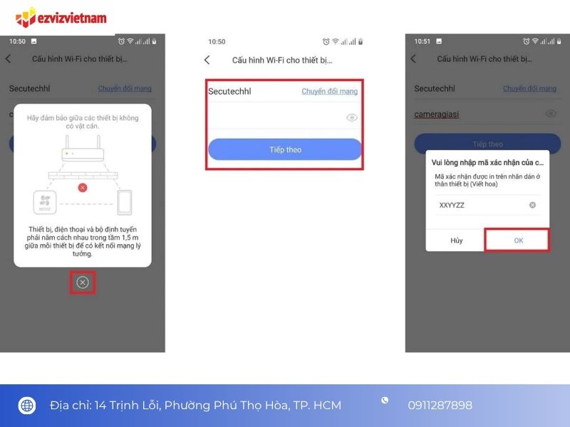 Xem từ xa bị gián đoạn kiểm tra mạng tải lên